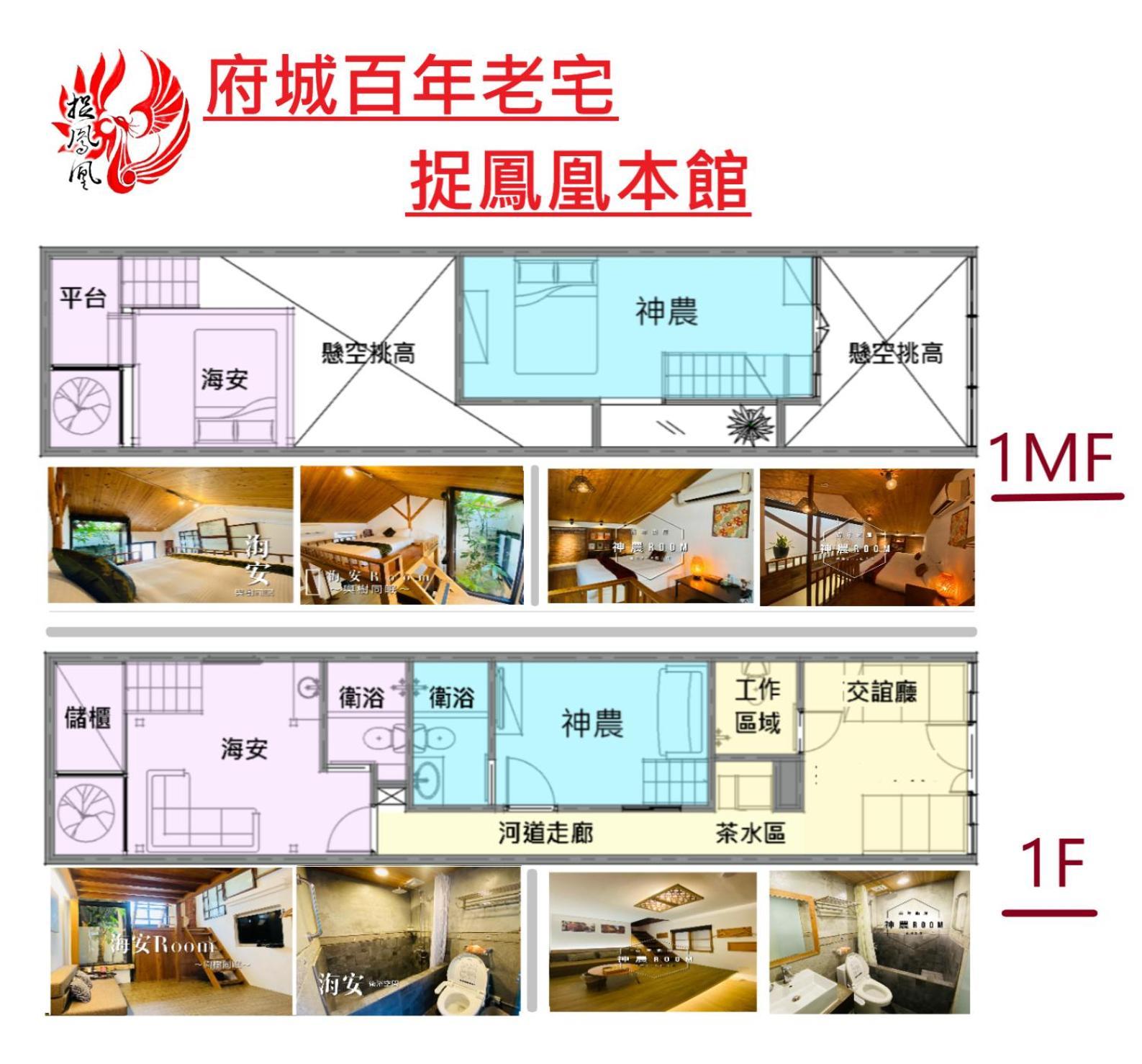 捉鳳凰 台南百年老宅包棟導覽民宿系列catchphoenix Centennial Guesthouse Экстерьер фото
